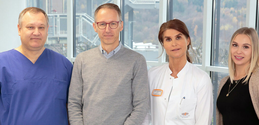Das Bild zeigt das Team des Darmkrebszentrum am Klinikum Mittelbaden.