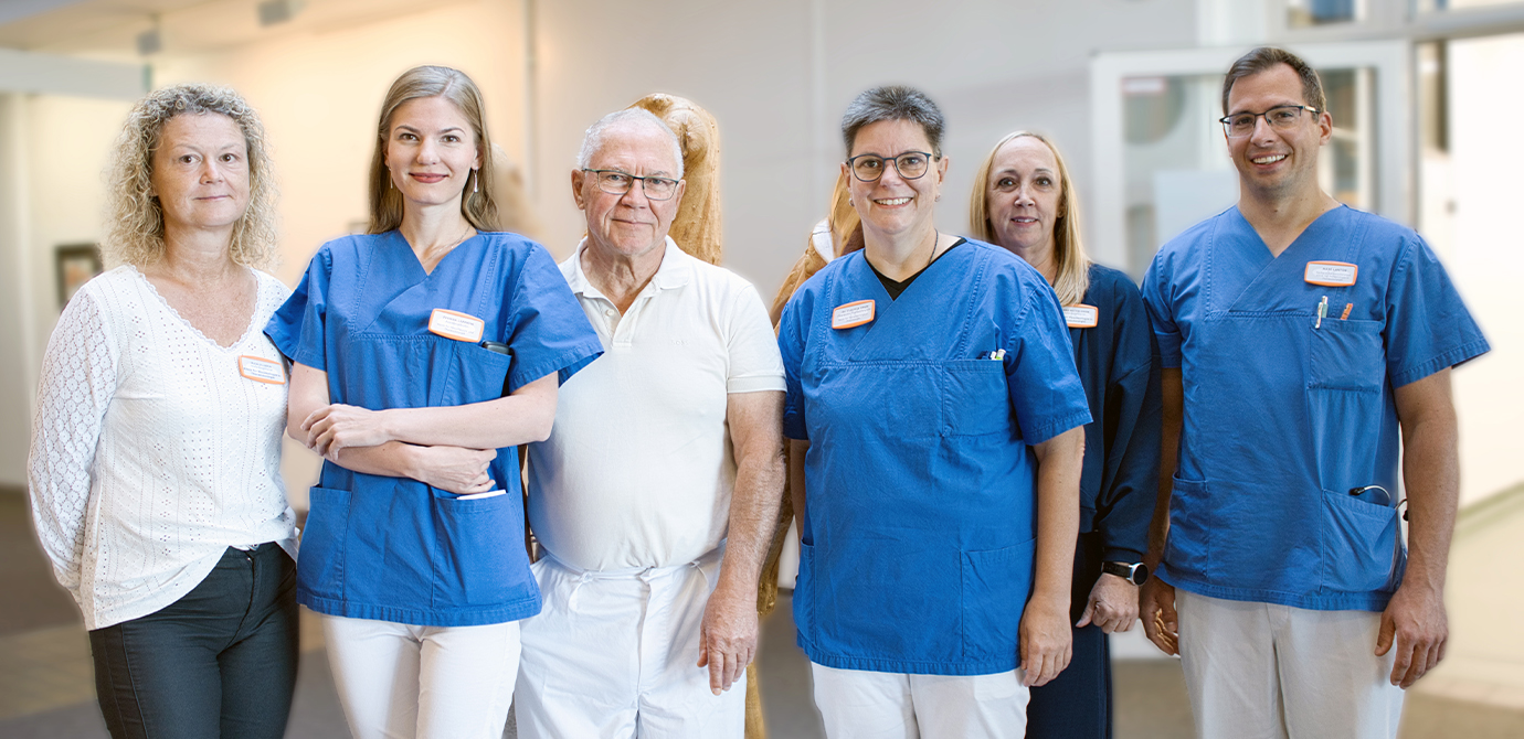 Das Bild zeigt das Team des Fachbereichs Pneumologie, das sich am Klinikum Mittelbaden um Patienten mit Lungenkrebs kümmert.